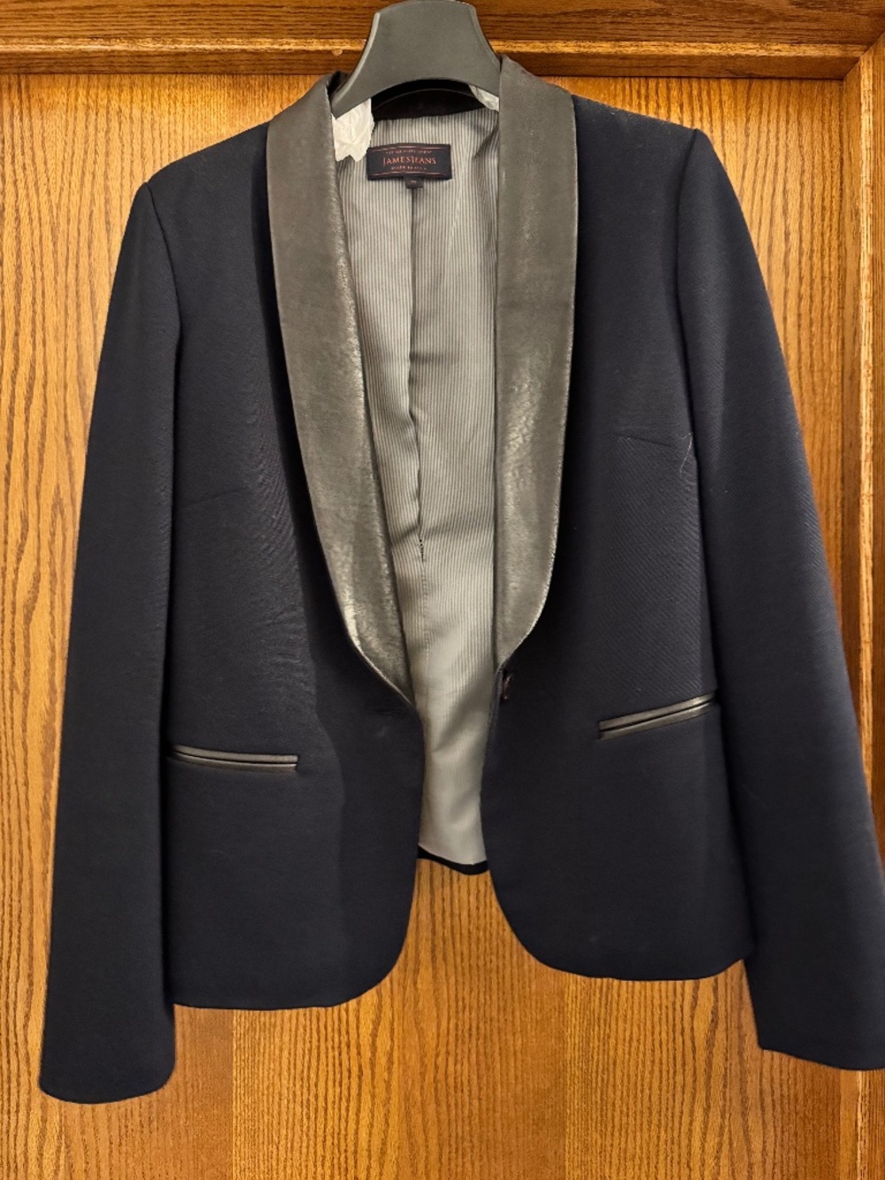 James Jeans Navy tuxedo blazer